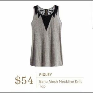 Banu Mesh Neckline Tank